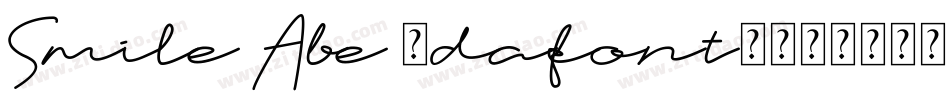 Smile Abe (dafont)字体转换